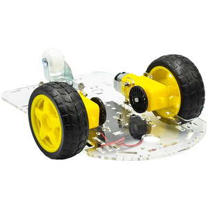 Châssis de robot intelligent 2WD, kit éducatif avec boîte à piles et mesure de vitesse pour l'apprentissage de la robotique - Product Image 4