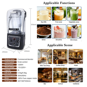 En stock, <span class=keywords><strong>mixeur</strong></span> multifonctionnel professionnel, moulin à épices, presse-agrumes, <span class=keywords><strong>mixeur</strong></span> à glace, machine de cuisine, <span class=keywords><strong>mixeur</strong></span> électrique commercial - Product Image 4