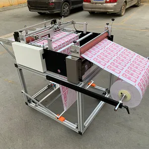 Fully Automatic Roll To Sheet PET Film Cutting Machine Roll Unwinding Machine A4 Slitting Cutter Machine With Factory Price