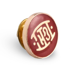 Pin de Metal Esmaltado Duro de Alta Calidad, Personalizado, de Tamaño Pequeño, Color Rojo - Product Image 1