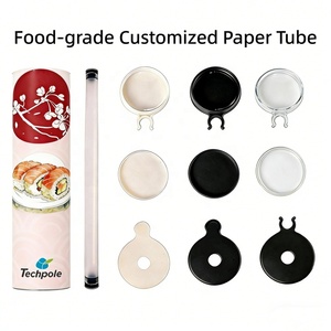 <span class=keywords><strong>Tube</strong></span> en papier cylindrique pour sushi de qualité alimentaire, fabriqué en usine, avec rapport d'<span class=keywords><strong>essai</strong></span>, livraison rapide, emballage conteneur - Product Image 4
