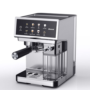 20Bar 1.6L 1300W Semi-Automatic Espresso <b>Coffee</b> Machine Milk Container Digital Touch Screen Stainless Steel Body Hotel 1.6L Stai - Product Image 5
