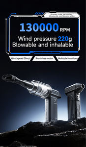 Soplador de Aire Comprimido Industrial Eléctrico de 100000 RPM, Ventilador Turbo Violento sin Escobillas con Pantalla LED/Soplador de Aire de 4 Velocidades/Batería de 4000 mAh - Product Image 4