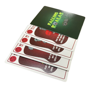 Paquete de 5 tarjetas de juego de mesa de <span class=keywords><strong>regalo</strong></span> personalizadas, papel/tarjetas de juego de plástico, tarjetas de juego coleccionables - Product Image 6