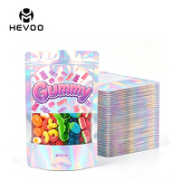 Sacs Mylar épais 5 mil 7 mil, pochettes verticales robustes anti-odeur, emballage durable en feuille d'aluminium 3.5g 7g 14g