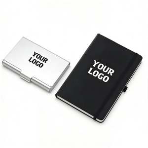 New Wholesale Business Card Holder with Custom Logo ID Name Business Card <b>Box</b> Laser Engraving for Law Bank Promo Business Gift - Product Image 1