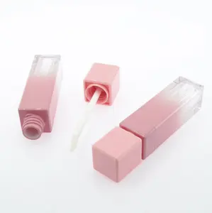 Kunden spezifische Kunststoff Gradient schwarz leere Lip gloss Tube Verpackung Fabrik Direkt verkauf Zauberstab Röhren für Lip gloss