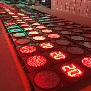 Cáp LED 12-24V DC, 85-265V AC 300Mm 200Mm Đường Phố Màu Đỏ Xanh Hổ Phách RYG Đèn Tín Hiệu Dừng Giao Thông Tròn Thông Minh Có Đèn Led - Product Image 5