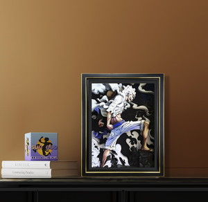 3D Gelaagde Papierkunst Schaduwdoos 24x19 cm - Eén Stuk Themer LED Licht Frame Dynamisch Display Frame Geschikt voor Huisdecoratie - Product Image 6