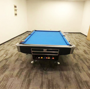 Fancy 9-ball Oak <b>Pool</b> Table Standard Adult Villa Home Indoor American Billiard 2743x1524mm Wholesale Made China Commercial Fancy - Product Image 2