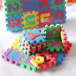 Mini chiffres et lettres en mousse, accessoires pour <span class=keywords><strong>maison</strong></span> de poupée, tapis de jeu, puzzle, tapis de sol, tapis pour bébé, jouets miniatures - Product Image 6