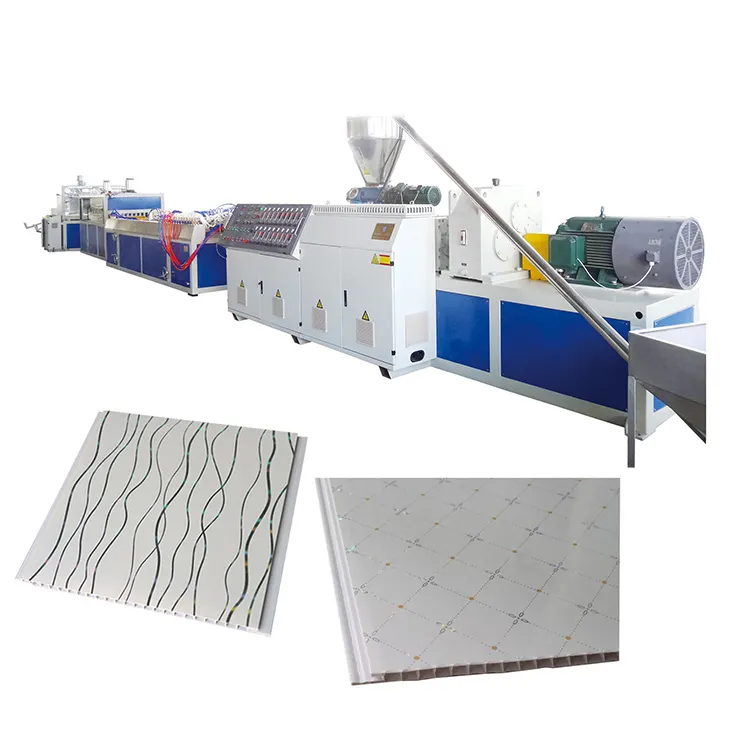 Pvc Wpc Plastic Wandpaneel Machines Wandpaneel Maken Machine/Pvc Plafondpaneel Maken Machine