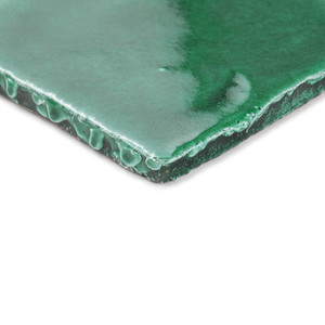 Piastrelle Vitri Green Kite 11 X 22.5 Cm Smaltate con Bordi Irregolari Spessore 10 Mm - Product Image 2