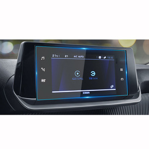 Accesorios de coche para <span class=keywords><strong>Peugeot</strong></span> <span class=keywords><strong>E2008</strong></span>, 4008 pantalla de navegación GPS Protector de vidrio templado Auto vehículo REPRODUCTOR DE DVD pegatinas de película - Product Image 2