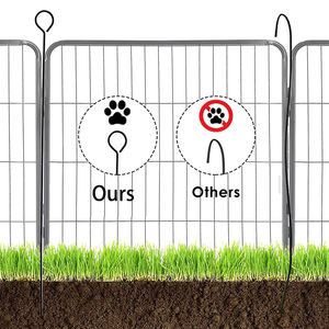 JH-Mech ODM Yards forma intercambiabile porta bloccabile staccabile rettangolare autoportante verniciatura a polvere in acciaio Pet <span class=keywords><strong>Dog</strong></span> box - Product Image 5
