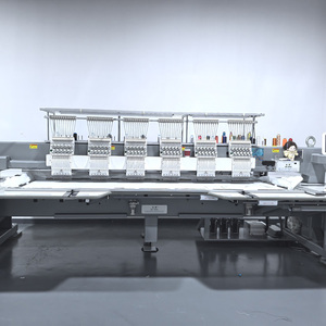 Machine à broder industrielle plate à 6 têtes et 12 aiguilles, unité informatisée, qualité supérieure, broderie précise, directement de l'usine - Product Image 5