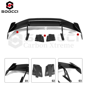 Dry Carbon Fiber AD-R3 Style Swan Neck Wing for BMW G80 M3 G82 G83 M4 Trunk Lip Splitter Dry Carbon <strong>Spoiler</strong> Body Kit - Product Image 2