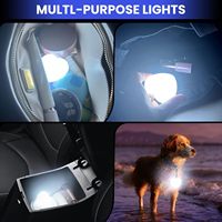 Lampe de poche LED créative portable en forme de cœur, rechargeable par USB, avec capteur tactile, pendentif de sac pour étudiants et lampe cadeau