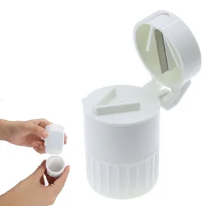 Hot Sales Pill Splitter For Travel Portable Pill Cutterr Pill Storage Box With Cutter