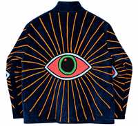 Blouson Bomber en Velours de Coton Bleu Marine Uni pour Femme, Manches Longues, Col en V, Séchage Rapide, Respirant, Style Artistique, Vêtement d'Extérieur B2B