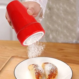 Tamizador de azúcar en polvo, tamizador de cacao, espolvoreador de café, tamiz de harina, herramientas de cocina para repostería, tamiz de azúcar, utensilios de repostería - Product Image 2