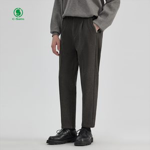 Pantaloni di lana da <span class=keywords><strong>uomo</strong></span> autunno e inverno pantaloni Casual alla moda pantaloni lunghi per il servizio OEM della gioventù disponibili - Product Image 3
