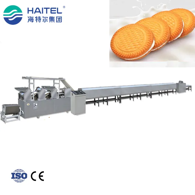 Macchina automatica per sandwich in crema per biscotti completamente automatica