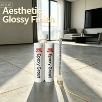 Mortier époxy bicomposant anti-taches et anti-moisissures pour carrelage céramique et porcelaine, mastic époxy pour joints de sol et mur