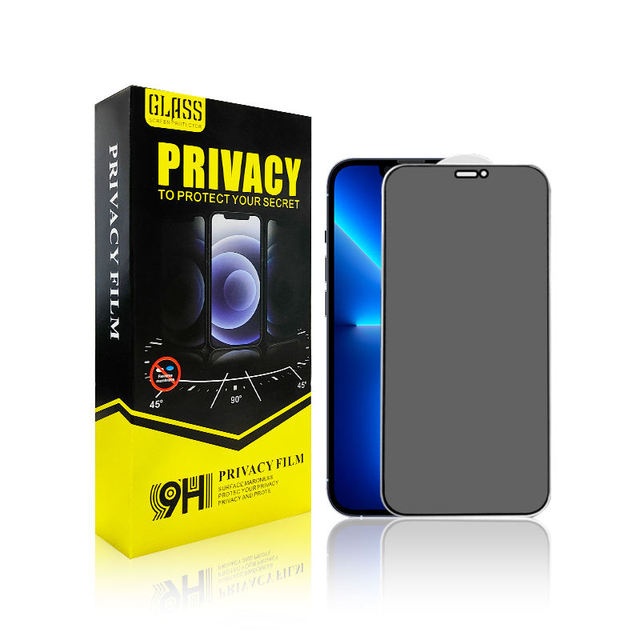 Anti-scratch Privacy Tempered Glass Screen Protector Film for Iphone 16 15 14 13 12 11 Pro Max 13 Mini Anti spy Glass Protector
