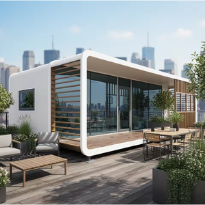 Luxury Apple Cabin Prefab <strong>House</strong> with Kitchen Bathroom for Hotel Glamping Backyard Office Villa - Product Image 2