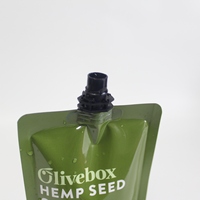 Poches à Bec Verseur Personnalisées Grandes pour Boissons, Sacs Mylar Design Postal, Emballage Liquide Compostable pour Jus