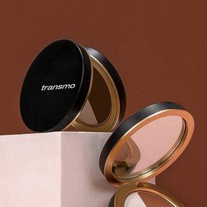 Travel-Friendly OEM Compact Powder Case with Mirror Wholesale OEM Black <b>Blush</b> Plastic Tubes - Product Image 1