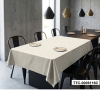 Protecteur de table décoratif moderne en plastique blanc solide pour salon, table à manger, résistant à l'huile, imperméable, décoration intérieure