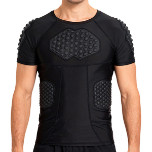 Gilet d'impact professionnel pour hommes, football, rugby, <span class=keywords><strong>maillot</strong></span> anti-collision rembourré en maille 3D respirante pour gardien <span class=keywords><strong>de</strong></span> but - Product Image 3