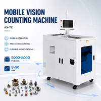 Machine de comptage et d'emballage mobile industrielle DGAX avec système PLC pour attaches, avec impression de la taille du sac