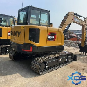 Mini-excavatrice d'occasion SANY SY60 avec moteur, poids opérationnel de 6 tonnes, composants PLC et de transmission - Product Image 3