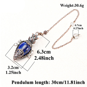 <span class=keywords><strong>Pendule</strong></span> en pierre de cristal de guérison spirituelle en améthyste et en quartz rose naturel, forme de <span class=keywords><strong>goutte</strong></span> <span class=keywords><strong>d</strong></span>'<span class=keywords><strong>eau</strong></span>, pour la radiesthésie et la divination - Product Image 3