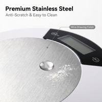 Báscula Digital de Cocina Multifunción de Precisión para Repostería, Medición Precisa de Ingredientes de Harina y Masa, para Encimera