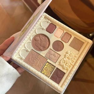 Palette de maquillage tout-en-un en gros : fards à paupières, blush, illuminateur, poudre compacte, fard à paupières hautement pigmenté - Product Image 5