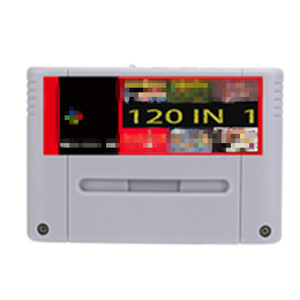 Thẻ trò chơi 120 trong 1 Retro cho SNES SNES thẻ trò chơi video với nhiều bộ nhớ và các tính năng không lặp lại vật liệu nhựa - Product Image 2