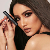 Mascara waterproof longue tenue 2-en-1 de haute qualité, allongeant et épaississant, avec étiquette privée, hydratant et lissant, ensemble eye-liner et mascara