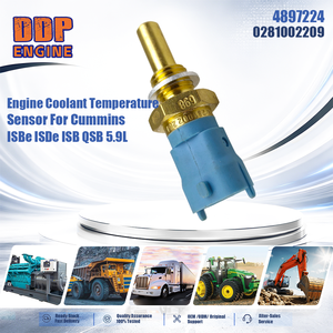 Capteur de température du liquide de refroidissement du moteur 4897224 0281002209 pour Cummins ISBe ISDe ISB QSB 5.9L - Product Image 2