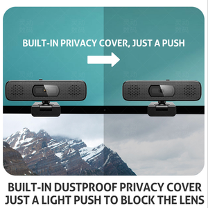 Nueva Cámara <span class=keywords><strong>Web</strong></span> Privada con Altavoz Dual, Cámara USB para Computadora Portátil, Red Doméstica - Product Image 6