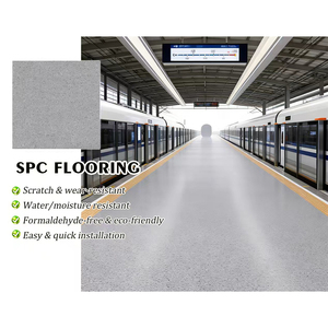 Plancher en vinyle SPC PVC multicolores à prix avantageux, 4 mm, imperméable, style <span class=keywords><strong>terrazzo</strong></span> - Product Image 4