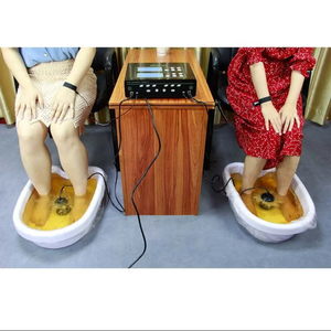 AMAIN, último modelo, máquina de spa de baño de pies de desintoxicación iónica <span class=keywords><strong>dual</strong></span> con función de cinturón infrarrojo lejano - Product Image 6