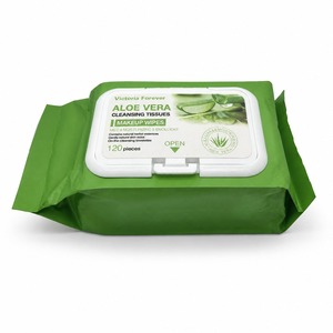 Tissues Makeup Wipes 120 Pieces Mild Moisturizing Face Cleaning Non Woven Fabric - Product Image 1