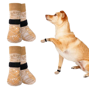 पालतू सामान थोक आरामदायक गैर पर्ची पालतू उपकरण जूते कुत्ते मोजे गैर-पर्ची वाटरप्रूफ पालतू मोजे - Product Image 1