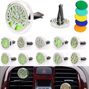 2025 New Zinc Alloy Car Vent Clip Air Freshener Essential Oil Diffuser - Product Image 2