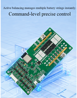 Sistema de Gestión de Baterías de Litio YDE 100A/120A/150A/200A LFP/NMC BMS Inteligente 3S/4S 12V UART con BT Integrado para Baja Velocidad