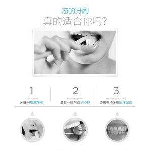 Cepillo de Dientes de Silicona en Forma de U con Pantalla LED 2025, Recargable Automáticamente, Cerdas Suaves, para Uso Doméstico, Impermeable - Product Image 5